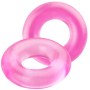Pierścień erekcyjny na penisa elastyczny różowy - 2